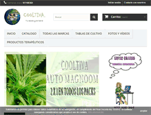 Tablet Screenshot of cooltivagrowshop.com